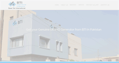 Desktop Screenshot of bti.com.pk